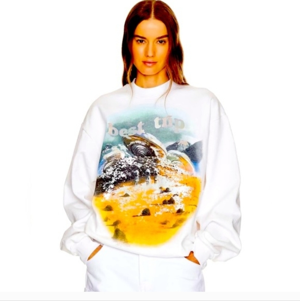 Revolve x Maison Meta Best Trip Crewneck Sz XS EUC